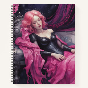 Cuaderno Sueño de Medianoche Rosa