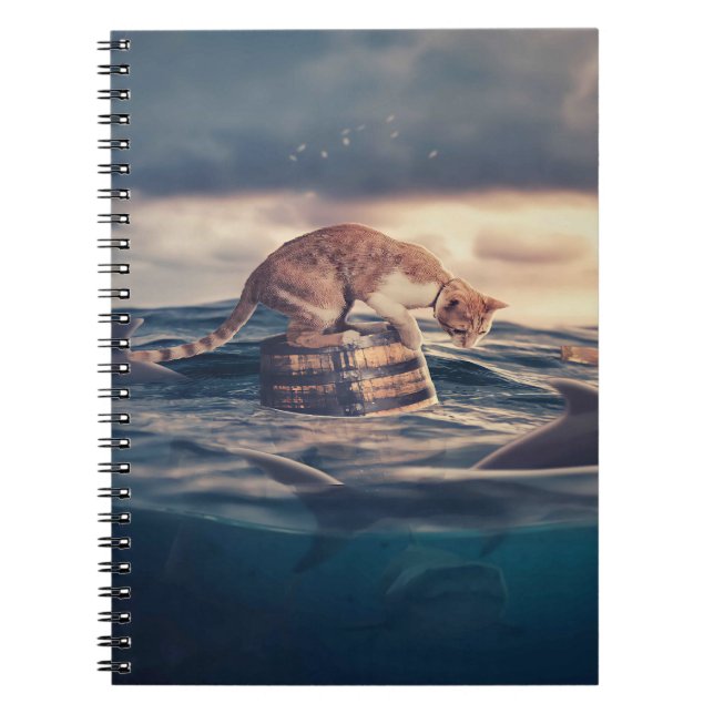 Cuaderno Sueño de siesta de gato o pesadilla (Frente)