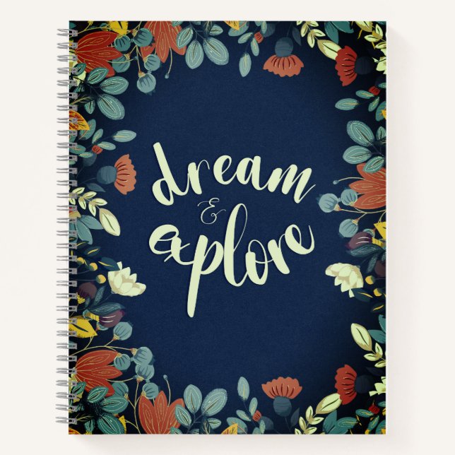 Cuaderno Sueño Elegante Y Explorar (Anverso)