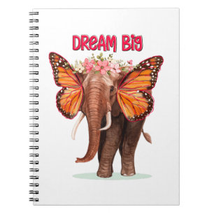 Cuaderno Sueño Grande Como Un Elefante Inspirador