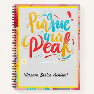 Cuaderno "Sueño grande, escalar alto"