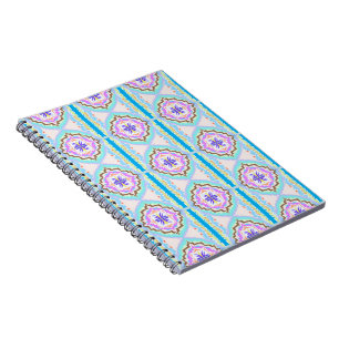 Cuaderno Sueño Pastel Boho Geométrico Kaleidoscopio