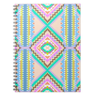 Cuaderno Sueño Pastel Eléctrico Caleidoscopio