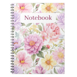 Cuaderno Sueño rosa floral