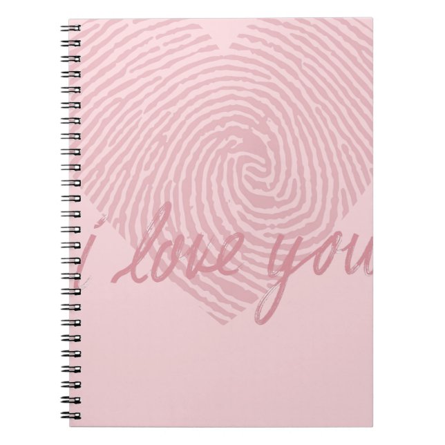 Cuaderno SUEÑO ROSA | Te Amo (Frente)