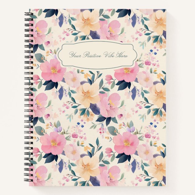 Cuaderno Sueños botánicos de Rubor - Elegante e inspirador (Anverso)