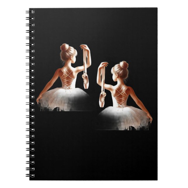 Cuaderno "Sueños de Ballerina - Balneario de Danza de Agua  (Frente)