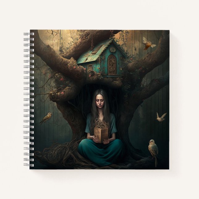 Cuaderno Sueños de casa de pájaro (Anverso)
