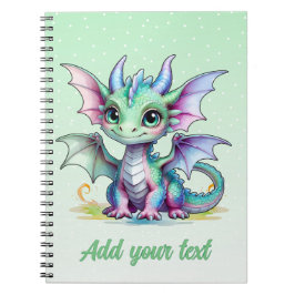 Cuaderno Sueños de Dragón Mentolado – Diario Personalizado