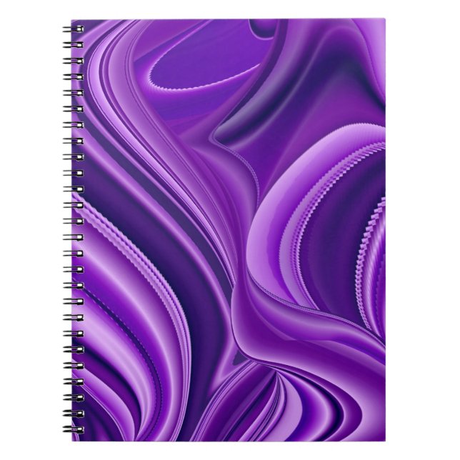 Cuaderno Sueños de Flor Morada (Frente)