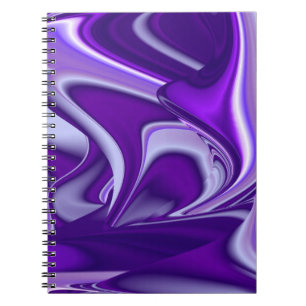 Cuaderno Sueños de flores moradas