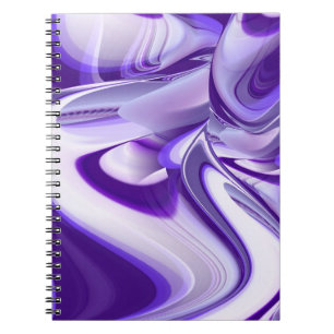 Cuaderno Sueños de flores moradas