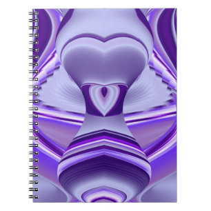 Cuaderno Sueños de flores moradas