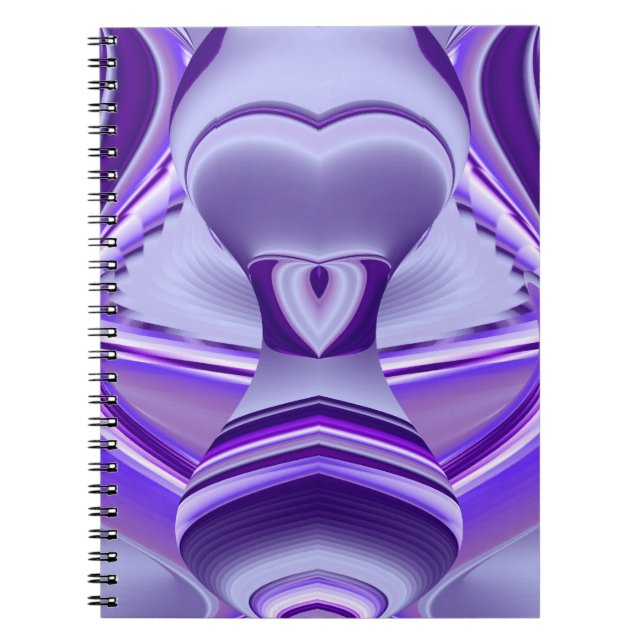 Cuaderno Sueños de flores moradas (Frente)