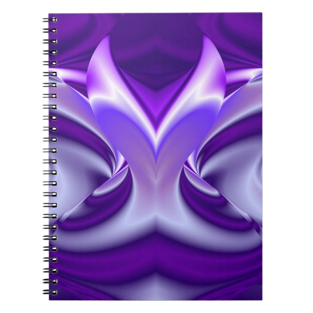 Cuaderno Sueños de flores moradas (Frente)