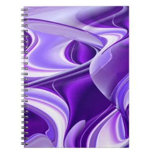 Cuaderno Sueños de flores moradas