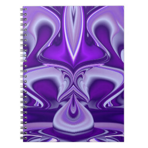Cuaderno Sueños de flores moradas