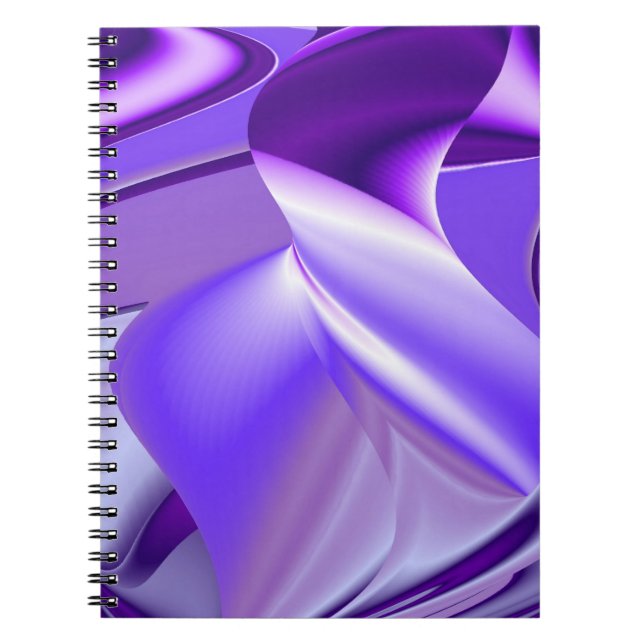 Cuaderno Sueños de flores moradas (Frente)