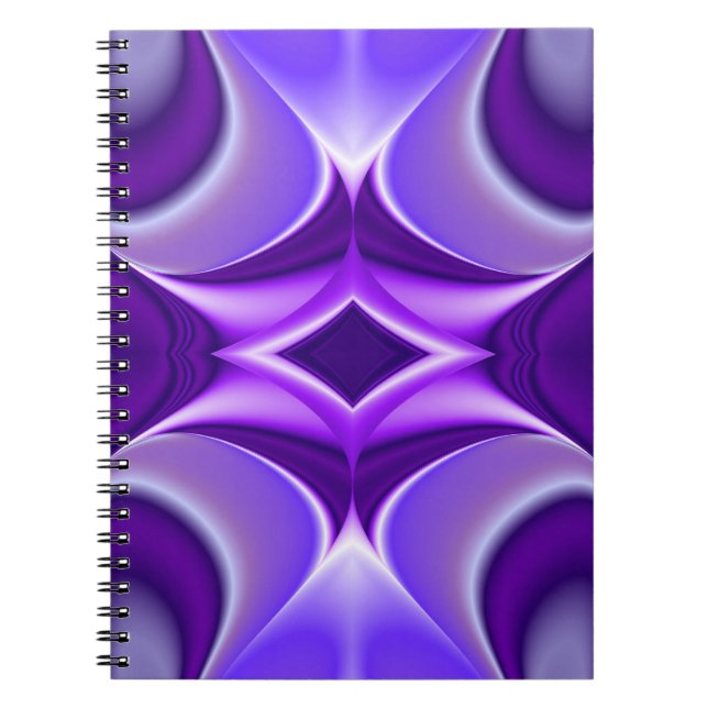 Cuaderno Sueños de flores moradas (Frente)