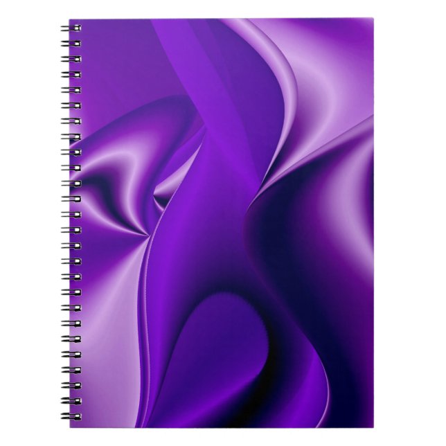 Cuaderno Sueños de flores moradas (Frente)