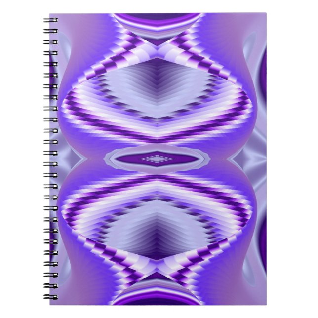 Cuaderno Sueños de flores moradas (Frente)