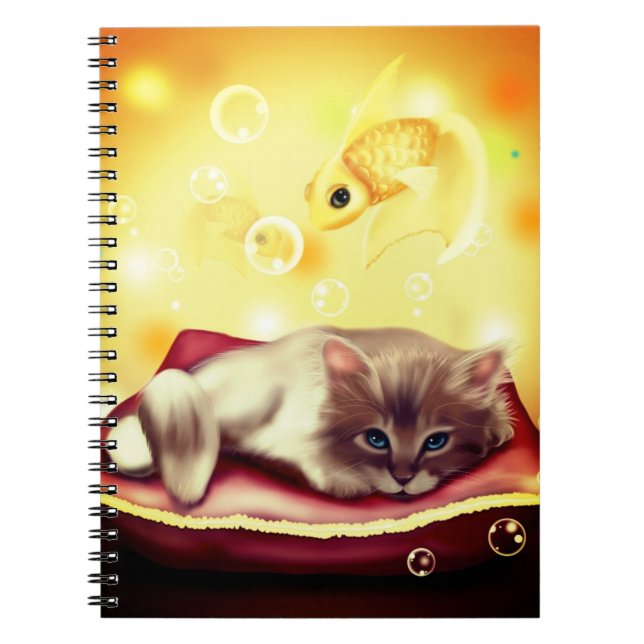 Cuaderno Sueños de gatito (Frente)