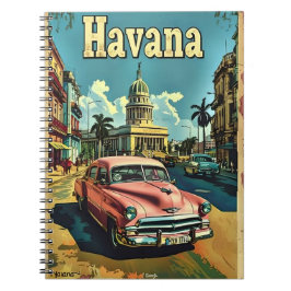 Cuaderno Sueños de La Habana: Coche Vintage