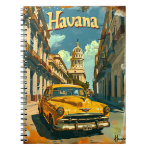Cuaderno Sueños de La Habana: Un crucero en un auto vintage