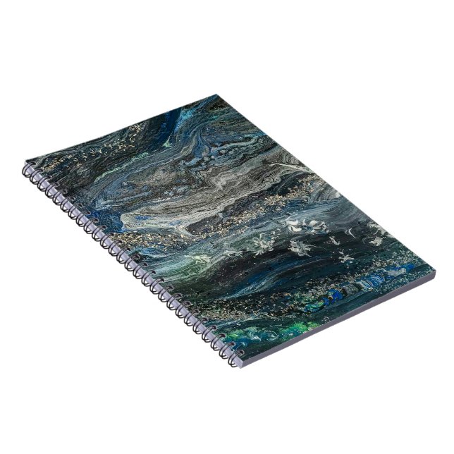 Cuaderno Sueños de la pintura abstracta del Océano 20  (Lado Derecho)