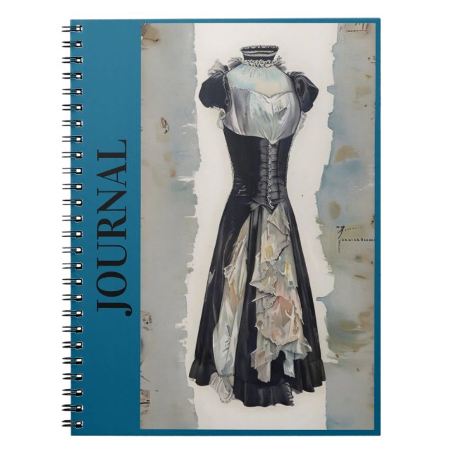 Cuaderno Sueños de LBD: Amantes de la Moda Pequeña Vestimen (Frente)