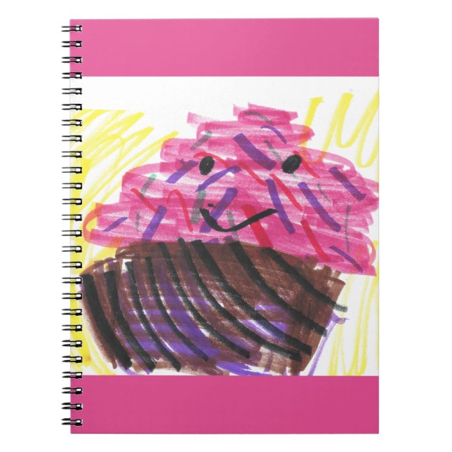 Cuaderno Sueños de magdalena Arte infantil lindo (Frente)