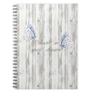 Cuaderno Sueños de Mariposa Lavanda