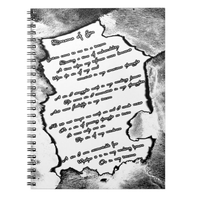 Cuaderno Sueños de pecado (Frente)