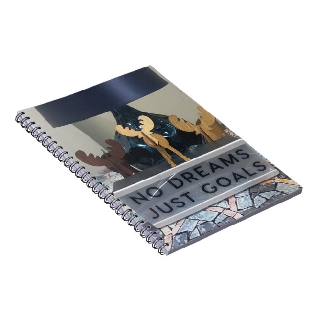 Cuaderno Sueños de renos inspirados: vacaciones motivaciona (Lado Derecho)