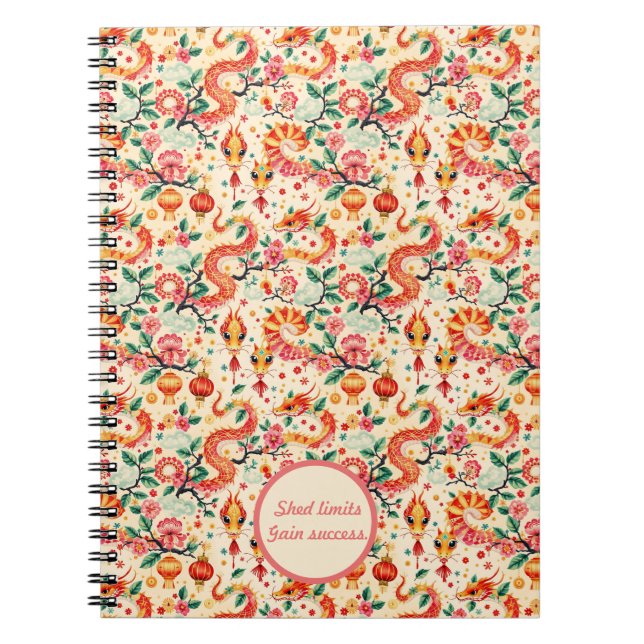 Cuaderno Sueños de serpiente Año nuevo chino (Frente)