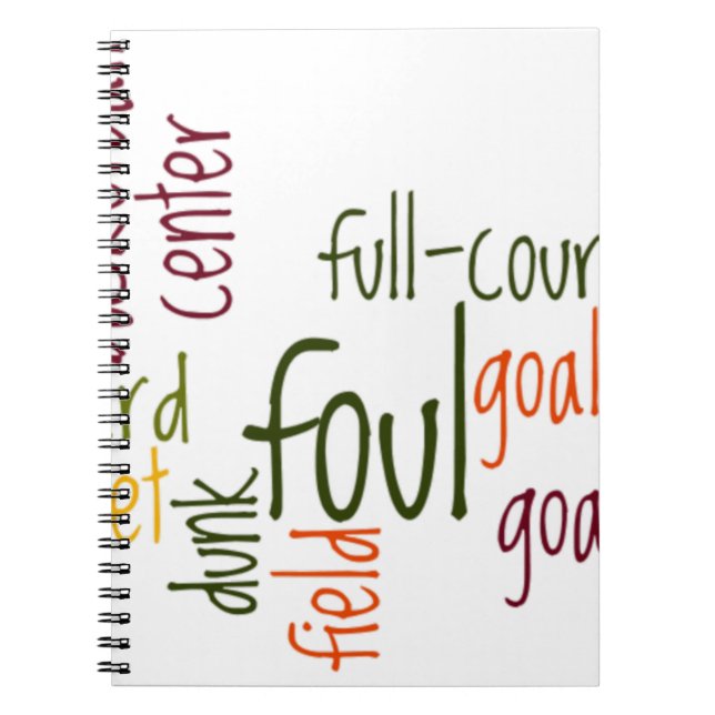 Cuaderno Sueños de soltar: Baloncesto - Juego de Campeones (Frente)