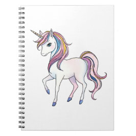 Cuaderno Sueños de unicornio mágicos - Diseño de fantasía c