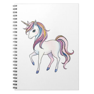 Cuaderno Sueños de unicornio mágicos - Diseño de fantasía c