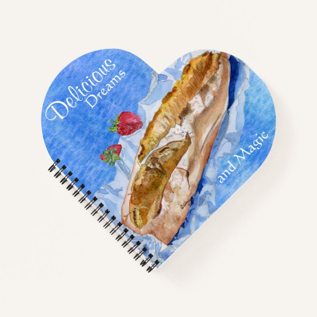 Cuaderno Sueños deliciosos y San Valentín mágico (Anverso)