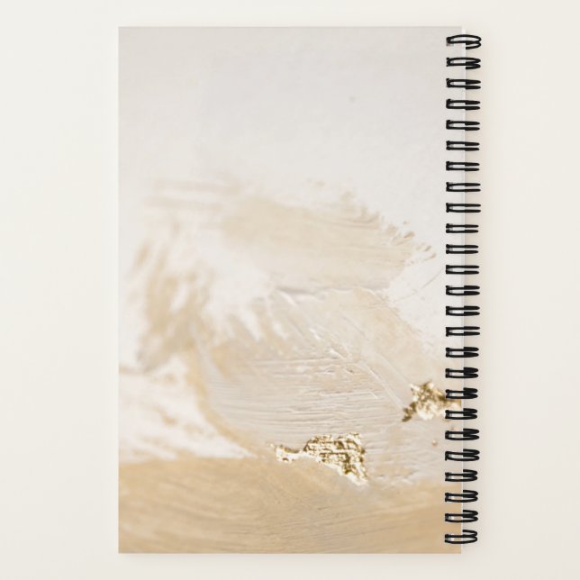 Cuaderno "Sueños dorados, páginas interminables" (Reverso)