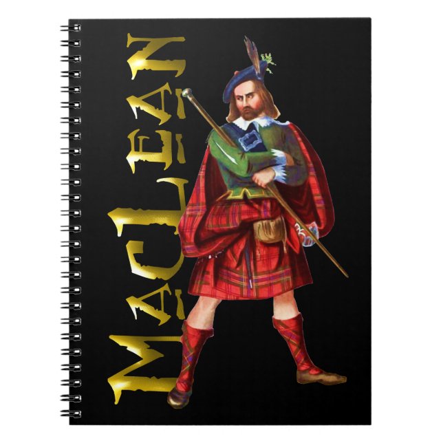 Cuaderno Sueños escoceses de la montaña de MacLean del clan (Frente)