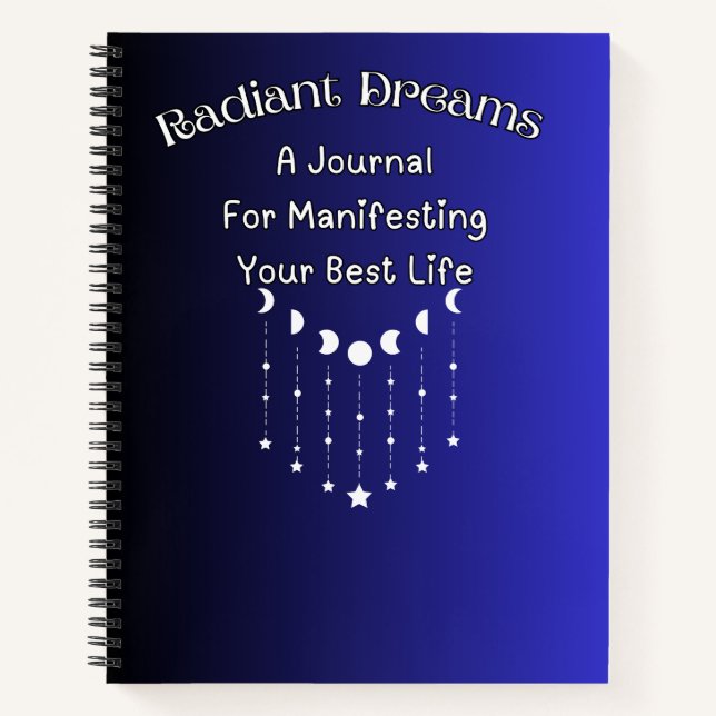 Cuaderno Sueños radiantes (Anverso)
