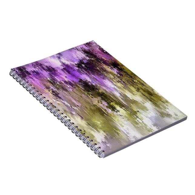 Cuaderno Sueños Violetas y Cielos Oliva (Lado Derecho)