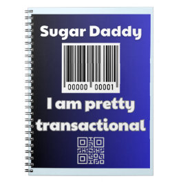 Cuaderno Sugar Daddy, soy bonito transaccional