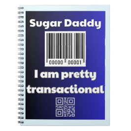 Cuaderno Sugar Daddy, soy bonito transaccional