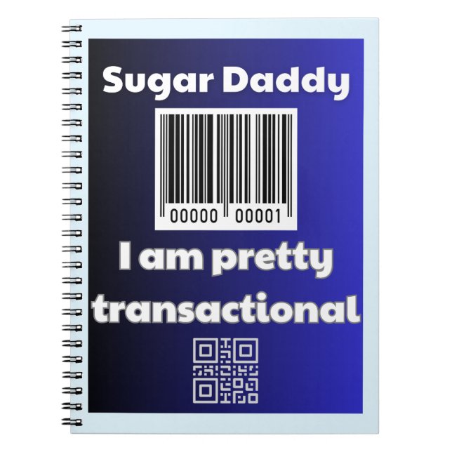 Cuaderno Sugar Daddy, soy bonito transaccional (Frente)