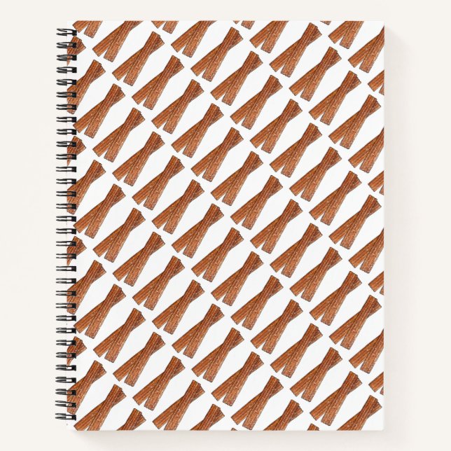 Cuaderno Sugary Churro Fried Dough Pastys Churros Imprimir (Anverso)