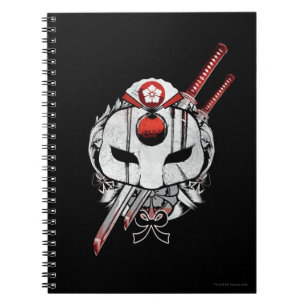 Cuaderno Suicide Squad   Katana Mask & Swords Tattoo Art