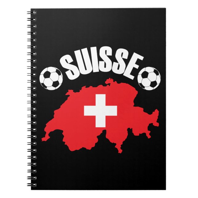 Cuaderno Suisse Suiza Soccer (Frente)