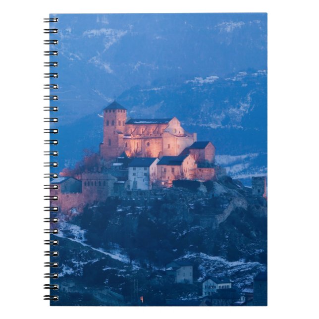 Cuaderno SUIZA, Valais/Wallis, SION: Basílica de (Frente)